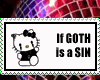 If goth is a sin