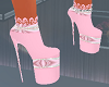 ! Pink and White Heels !