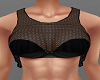 H/Black Lace Crop Top