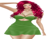 Green Sexy Mini Dress