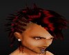 (666) red punk hair