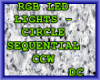 LED CIRCLE SEQNC LIT CCW