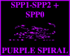 Purple Spiral DJ Light