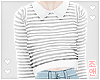 // crop sweater stripe