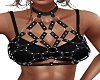 black strap crop top