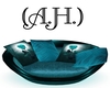 (A.H.) Teal Btfly Chair