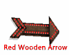 Red Wooden Arrow