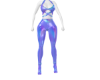 1011 Latex Outfit Holo M