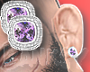 B| Purple Earrings