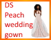 DS Peach wedding gown