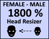 Head Scaler 1800% female