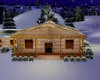 Animated Christmas Cabin