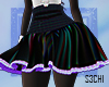 Skirt black hologram