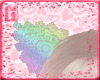 |H|Rainbow Cat Lace Ears