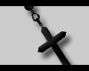 死. Cross Earrings