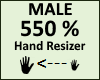 Hand Scaler 550% Male