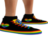 XK*Pride Black Sneakers