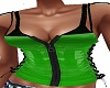 GREEN LACED CORSET