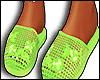 granny slippers lime