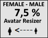 Avatar scaler 7,5%
