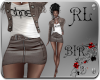 [BIR]Leatherskirt*brown