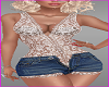 Lace Summer Jean Shorts
