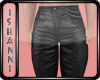 [I] Fer Leather Pant BK