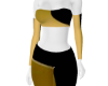 GOLD AND BLACK OUTFIT