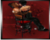 Burlesque kissing chair