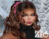 Ribbon Hair Mocca *Pink