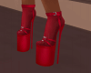 3R Valentine heels RED