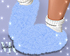 VK. Cozy Blue Slippers