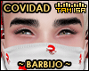 ! COVIDAD Barbijo Blanco