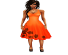 Orange Summer Dress