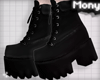 x Platform Boots Black
