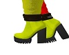 Yellow Platform boots