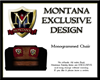 {M}Montana Monogrammed
