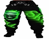 Pantalon Skull verde