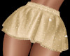 Golden Pleated Skirt