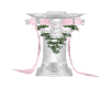 pink wedding candle