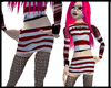 NeonEast RedGrunge Skirt