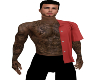 Red Shirt With Tats