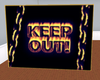 KEEP OUT Background