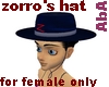 !@ Zorro's hat