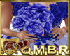 QMBR Bouquet Blu Rose Pz