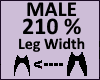 Leg Thigh Scaler 210%