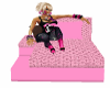Pink L.V. Chaise