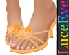 Orange Saysha Heels
