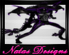 dragon furry purple