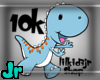 10k support dino sticker